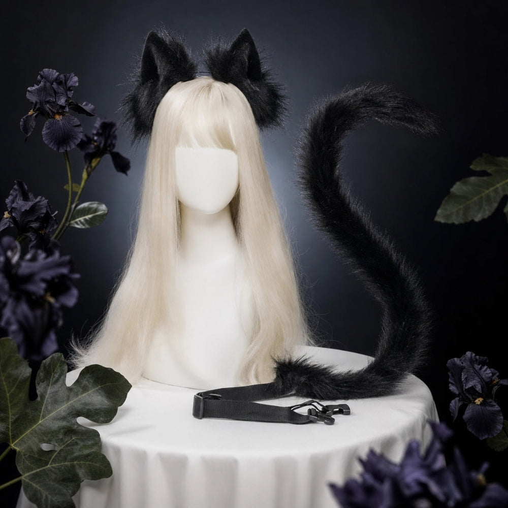 Kitten Ears and Tail Accessory Set