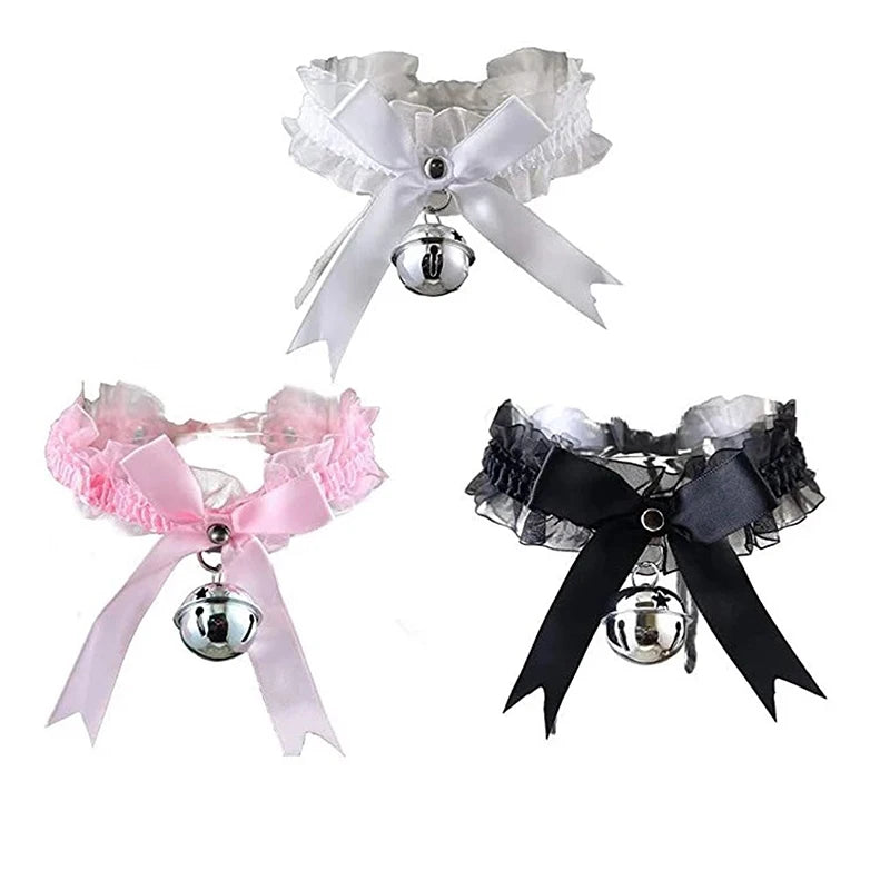 Lace Choker with Bell
